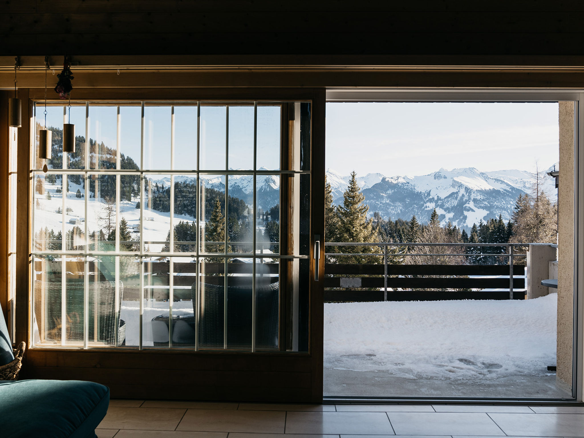 Foto 5 - Appartamento con 3 camere da letto a Amden con sauna e vista sulle montagne