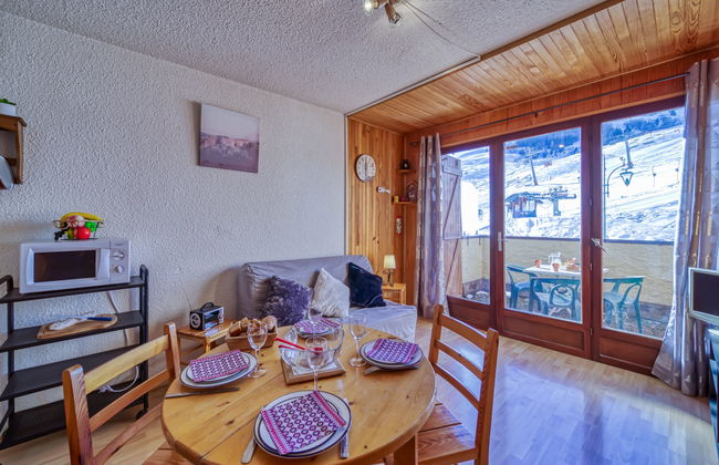 Apartamento de 1 quarto em Villarembert com piscina - Foto 9