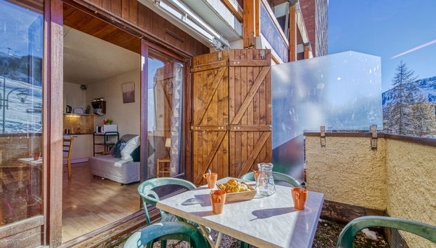 Apartamento de 1 quarto em Villarembert com piscina - Foto 5