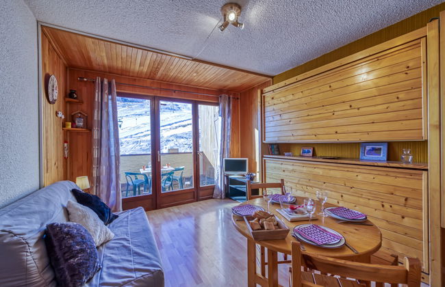 Apartamento de 1 quarto em Villarembert com piscina - Foto 1