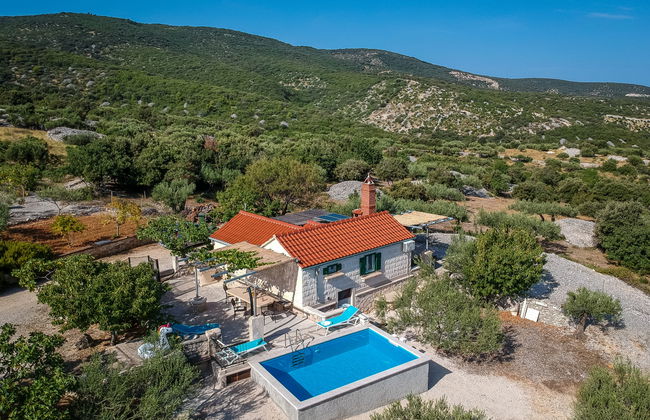 Casa de 2 quartos em Pučišća com piscina privada e terraço - Foto 31
