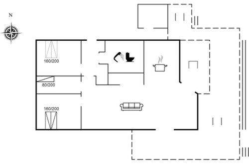 Foto 14 - Casa con 3 camere da letto a Sæby con terrazza