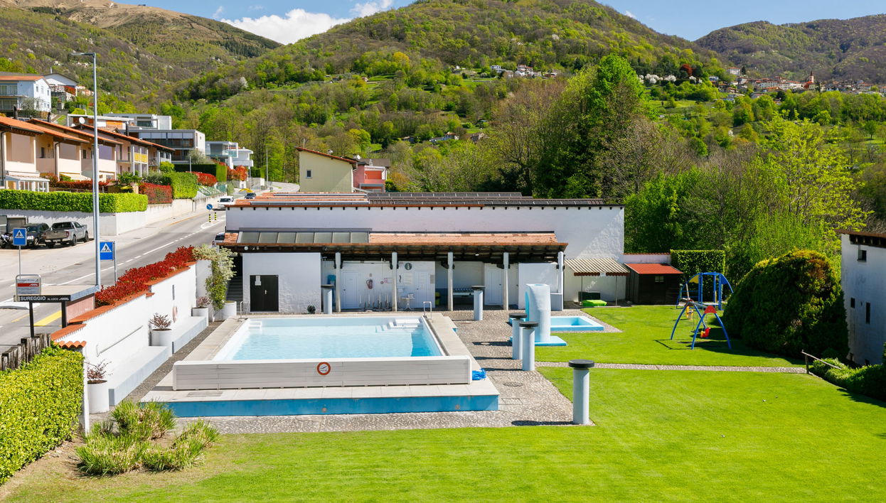 Appartamento con 3 camere da letto a Capriasca con piscina e giardino - Foto 1