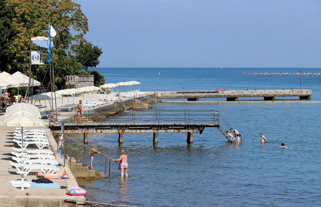 Apartamento de 1 quarto em Piran com piscina e jardim - Foto 5