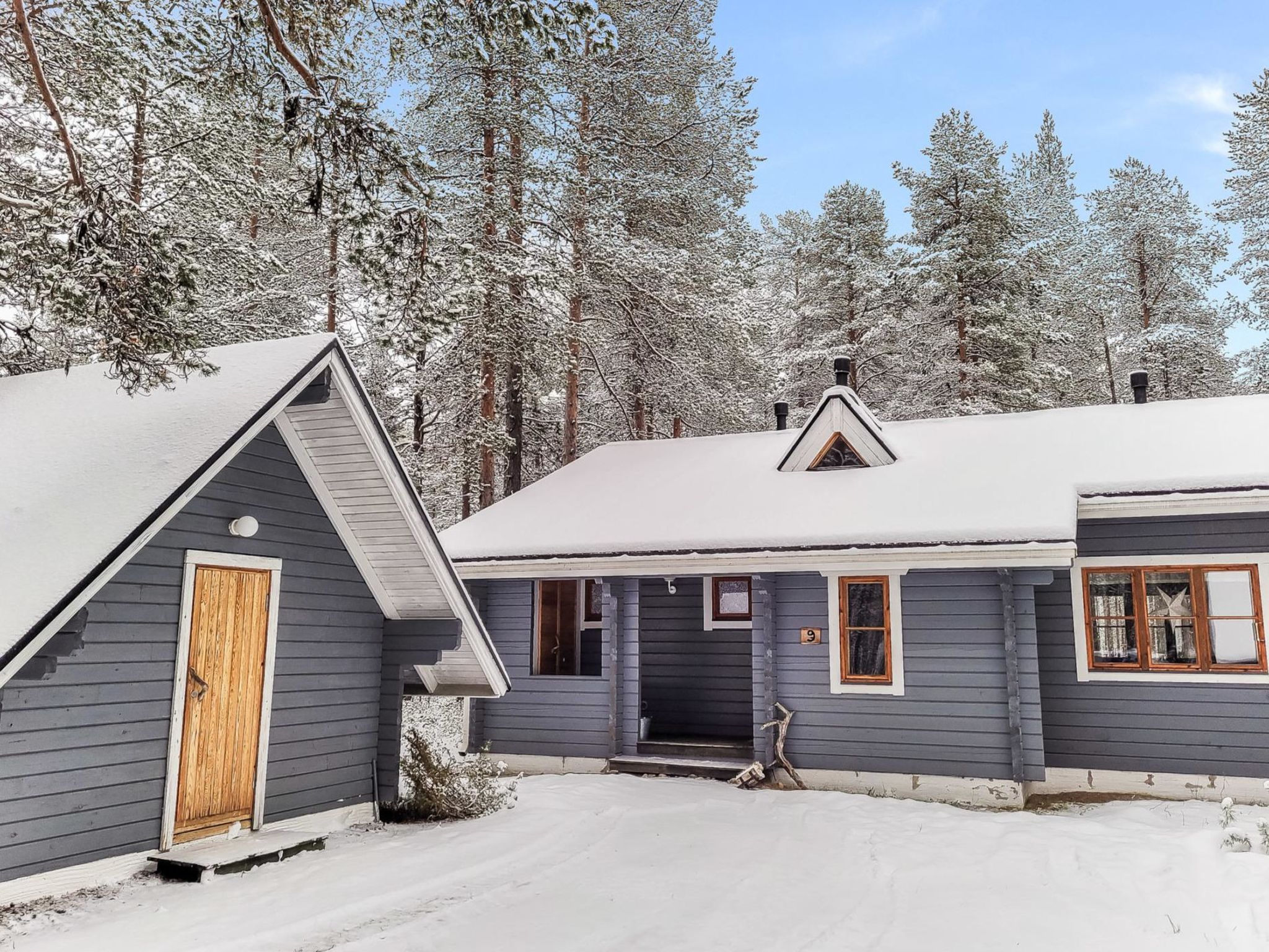 Foto 1 - Casa con 2 camere da letto a Kuusamo con sauna e vista sulle montagne