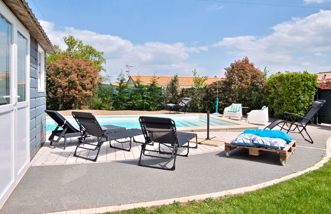 Casa de 4 quartos em Moutiers-les-Mauxfaits com piscina privada e jardim - Foto 3