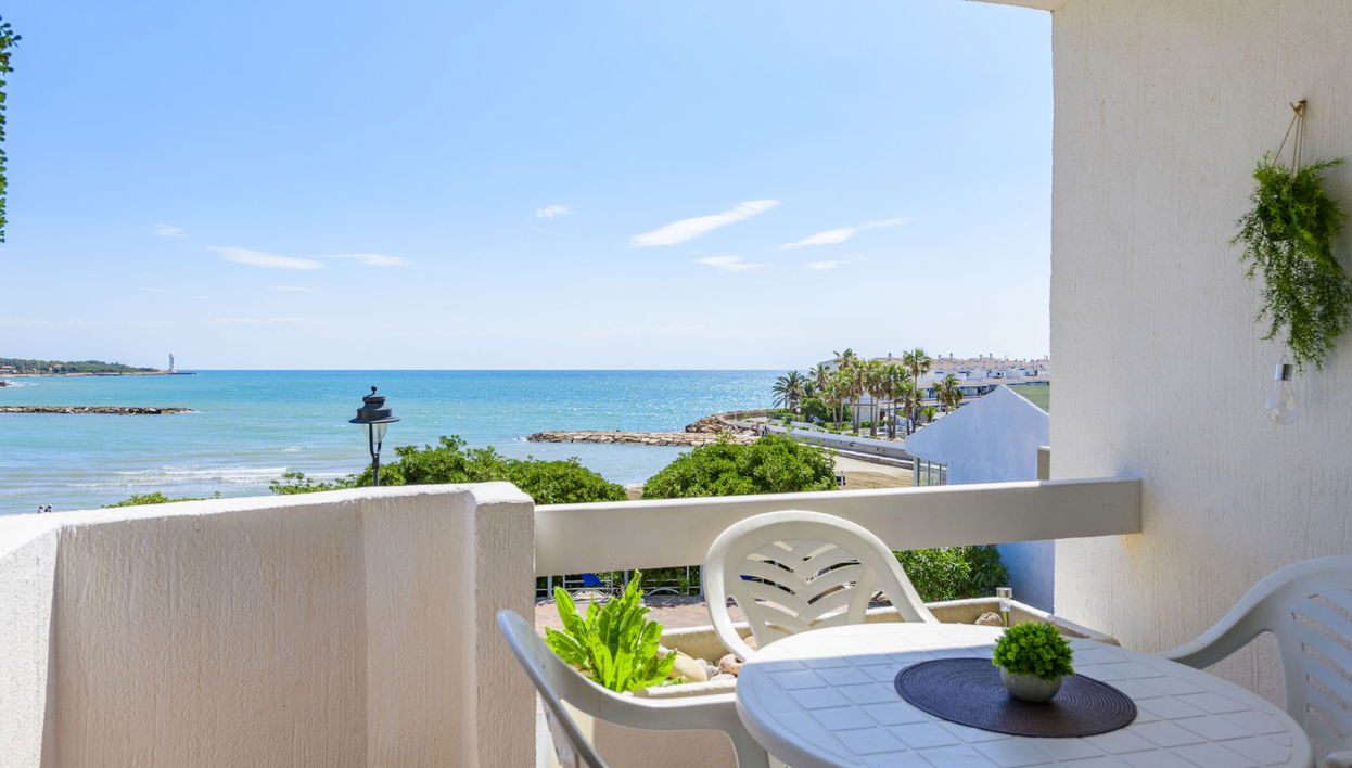 Apartamento de 2 quartos em Alcalà de Xivert com piscina e jardim - Foto 1