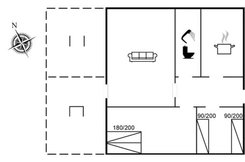 Foto 20 - Apartamento de 2 quartos em Løkken com terraço