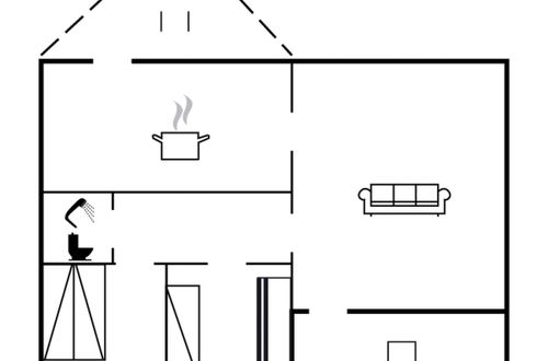 Photo 2 - Maison de 2 chambres à Hals avec terrasse et sauna