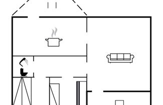 Photo 2 - Maison de 2 chambres à Hals avec terrasse et sauna