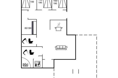 Foto 17 - Casa con 4 camere da letto a Hals con terrazza e sauna
