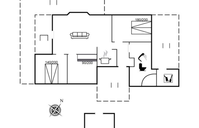 Casa de 3 quartos em Ørsted com terraço - Foto 2