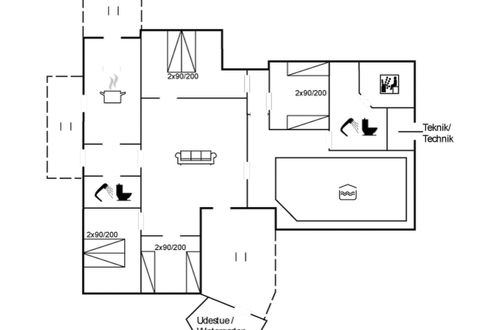 Photo 2 - 4 bedroom House in Nexø with private pool and terrace
