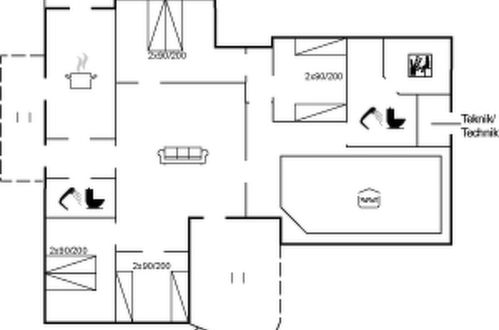 Foto 23 - Casa con 4 camere da letto a Nexø con piscina privata e terrazza