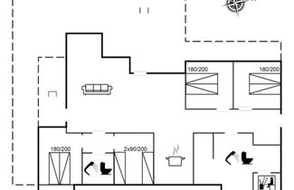 Foto 2 - Casa de 4 quartos em Aakirkeby com terraço e sauna