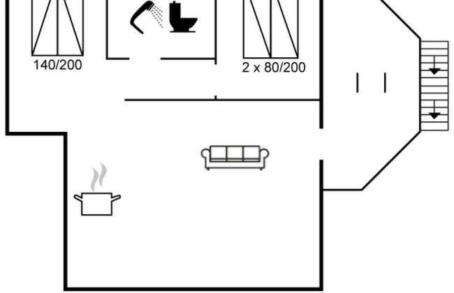 Apartamento de 2 quartos em Allinge com piscina e terraço - Foto 18