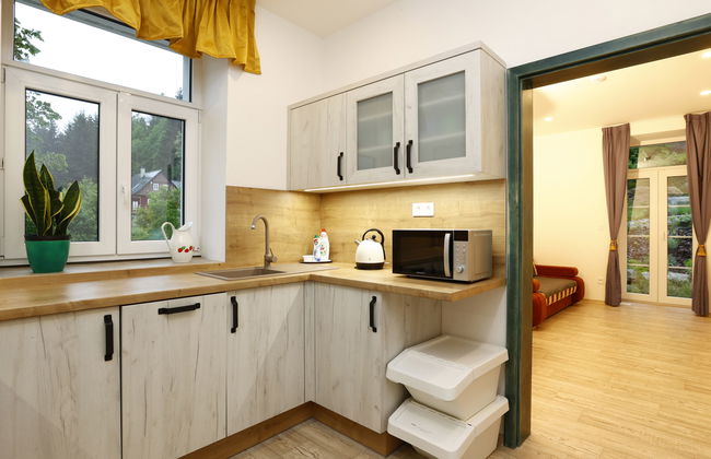 Apartamento de 2 quartos em Desná com jardim e terraço - Foto 5
