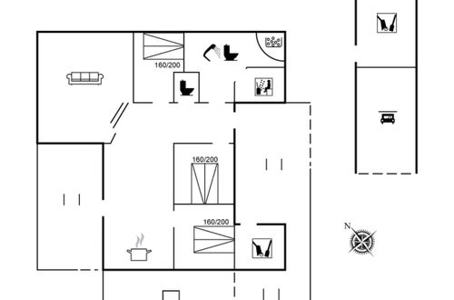 Foto 2 - Casa de 3 quartos em Løkken com terraço e sauna