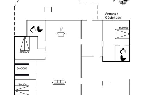 Foto 2 - Casa de 3 quartos em Løkken com terraço