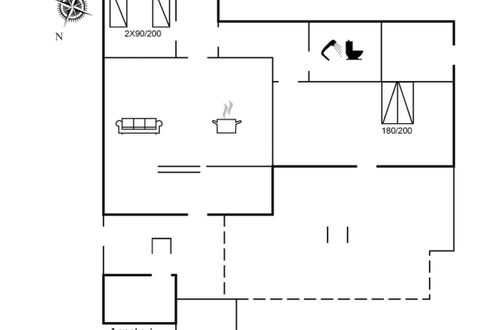 Foto 21 - Casa de 2 quartos em Løkken com terraço