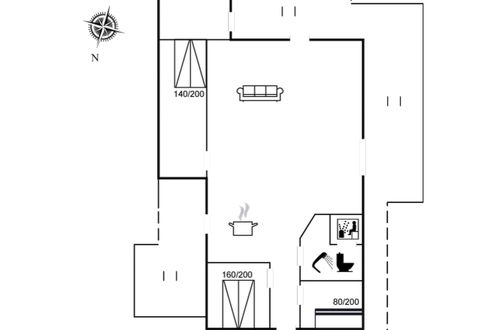 Foto 30 - Casa de 3 habitaciones en Løkken con terraza y sauna