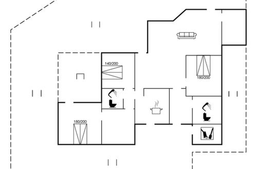 Foto 2 - Casa de 3 quartos em Løkken com terraço