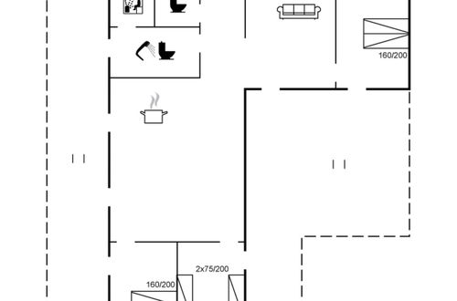 Foto 2 - Casa de 3 quartos em Aakirkeby com terraço e sauna
