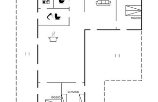 Foto 2 - Casa de 3 quartos em Aakirkeby com terraço e sauna