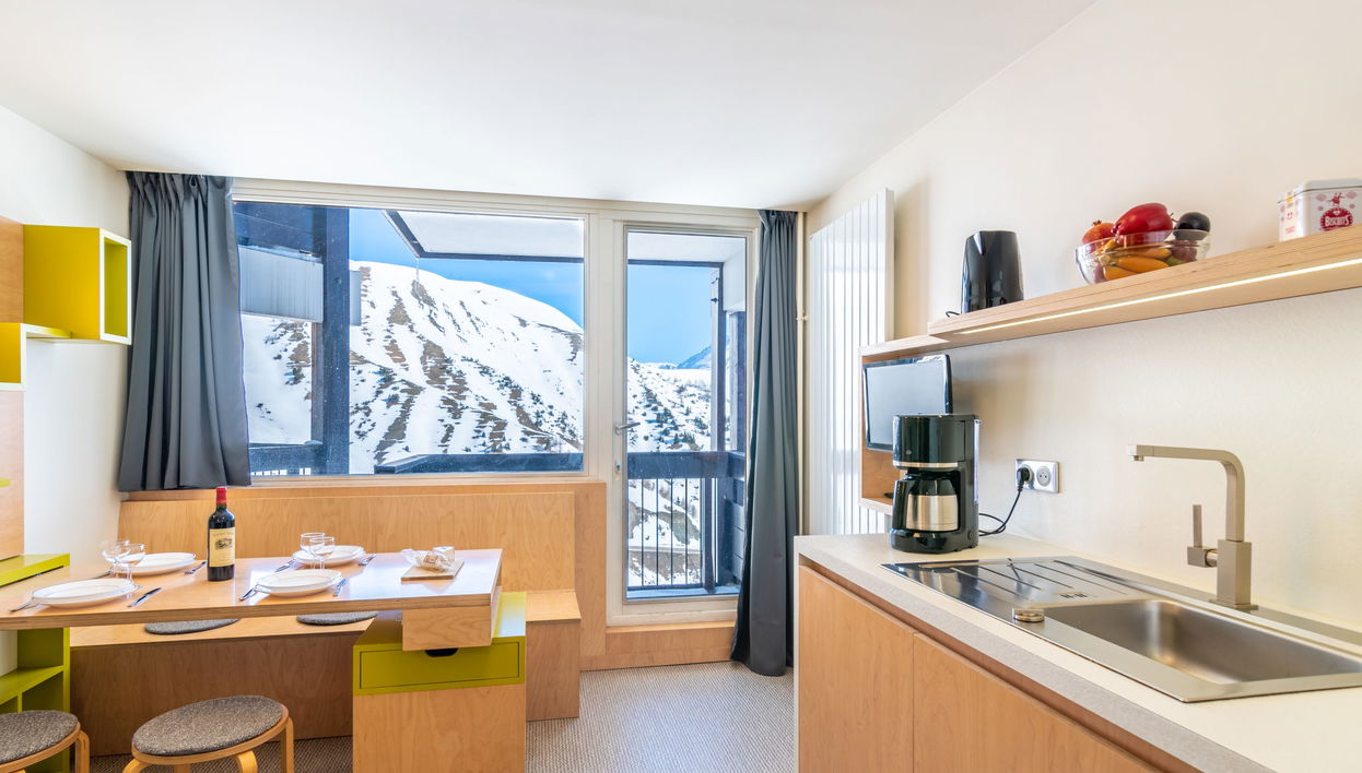 Apartamento de 1 quarto em Tignes - Foto 1