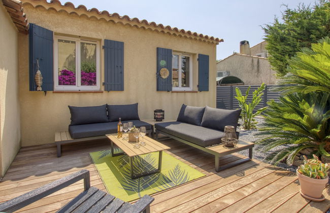 Casa de 3 quartos em Saint-Cyr-sur-Mer com piscina privada e jardim - Foto 23