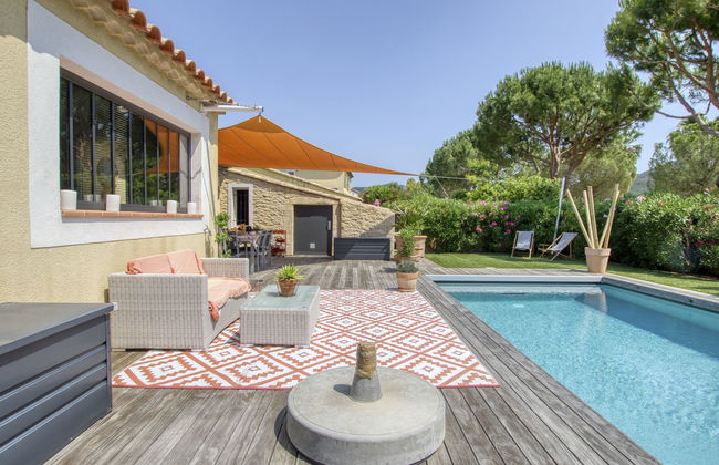 Casa de 3 quartos em Saint-Cyr-sur-Mer com piscina privada e jardim - Foto 34