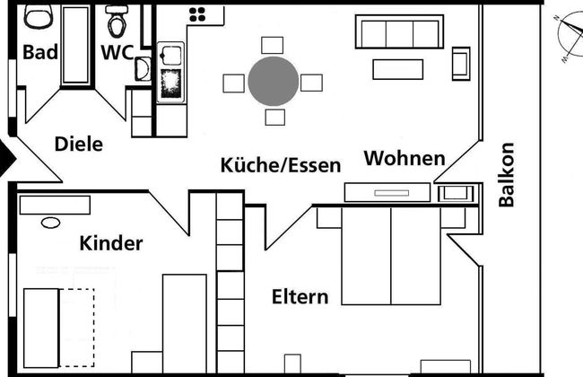 Apartamento de 2 quartos em Vaz/Obervaz - Foto 32