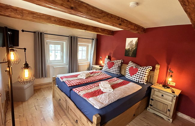 Apartamento de 3 quartos em Großschönau com jardim e sauna - Foto 15