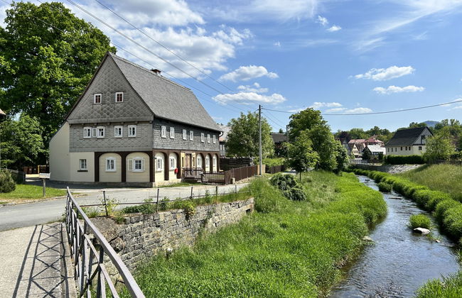 Apartamento de 3 quartos em Großschönau com jardim e sauna - Foto 1
