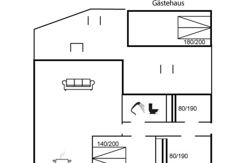 Foto 16 - Haus mit 3 Schlafzimmern in Vinderup mit terrasse