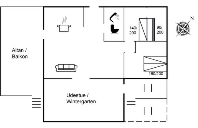 Maison de 3 chambres à Broager avec terrasse - Photo 2