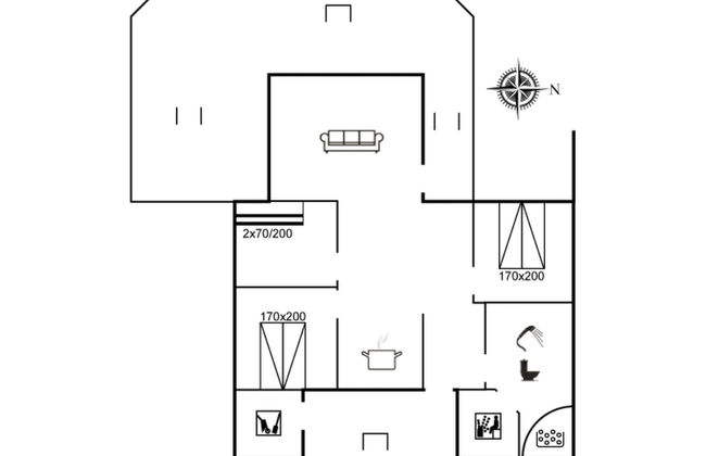 Casa de 3 quartos em Hirtshals com terraço e sauna - Foto 2
