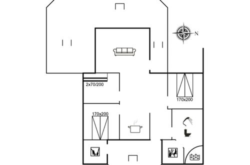 Foto 2 - Casa con 3 camere da letto a Hirtshals con terrazza e sauna