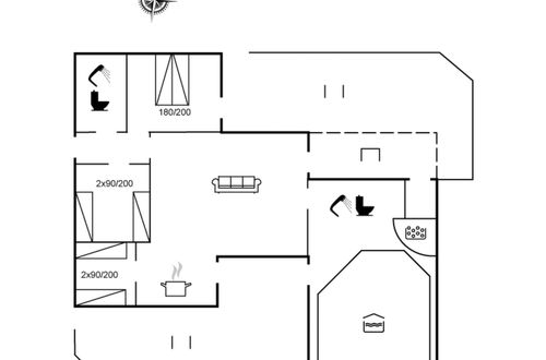 Foto 2 - Casa de 3 quartos em Ebeltoft com piscina privada e terraço