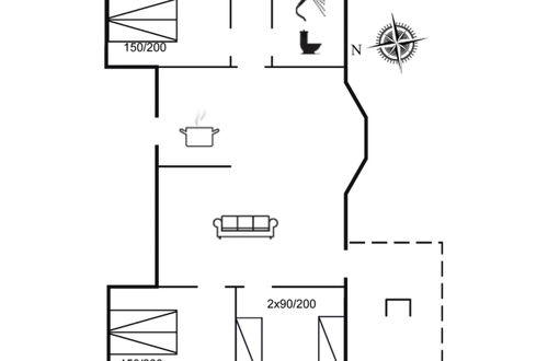 Foto 2 - Casa de 3 quartos em Skjern com terraço