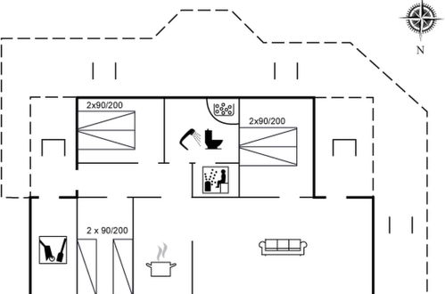 Photo 18 - 3 bedroom House in Pandrup with terrace and sauna