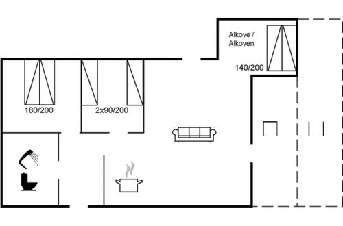 Photo 25 - 2 bedroom House in Gedser with terrace