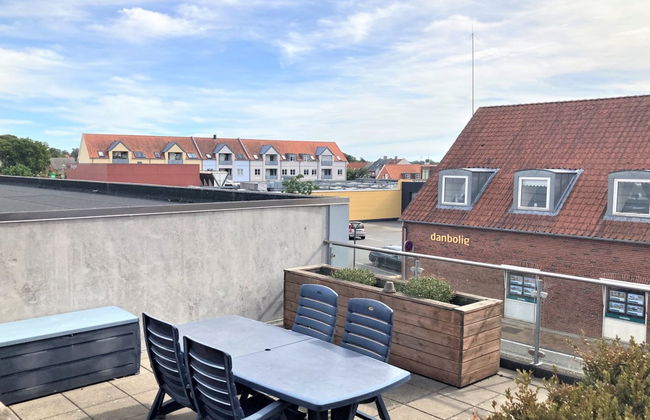 Apartamento de 1 quarto em Rudkøbing com terraço - Foto 12
