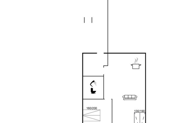 Apartamento de 1 quarto em Rudkøbing com terraço - Foto 16