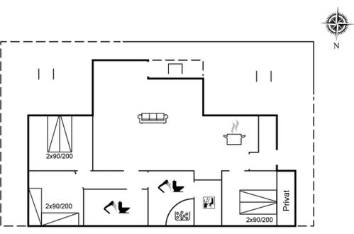 Photo 25 - 3 bedroom House in Harboøre with terrace and sauna