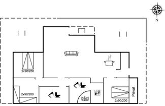 Foto 2 - Casa de 3 quartos em Harboøre com terraço e sauna