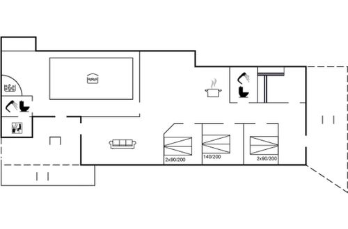 Photo 2 - Maison de 4 chambres à Klitmøller avec piscine privée et terrasse
