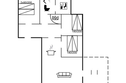 Foto 1 - Casa de 3 quartos em Væggerløse com terraço e sauna