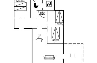 Foto 1 - Casa de 3 quartos em Væggerløse com terraço e sauna