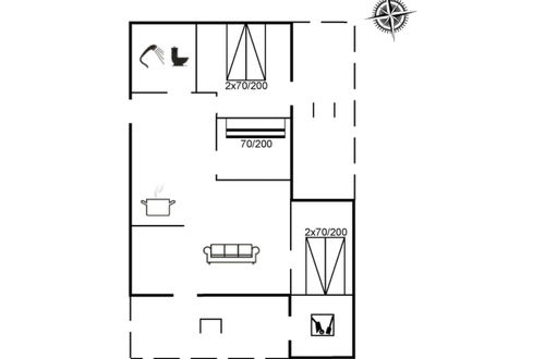 Foto 18 - Casa de 3 quartos em Blokhus com terraço